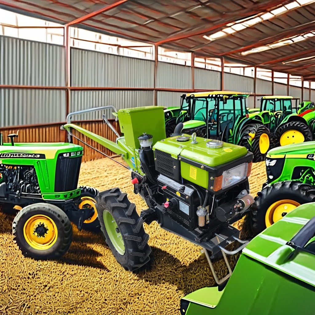 Falath High Quality High Motor Walking Bearing Mini Hand 4WD Mini Tractor New Diesel Engine Agriculture Walking Tractor