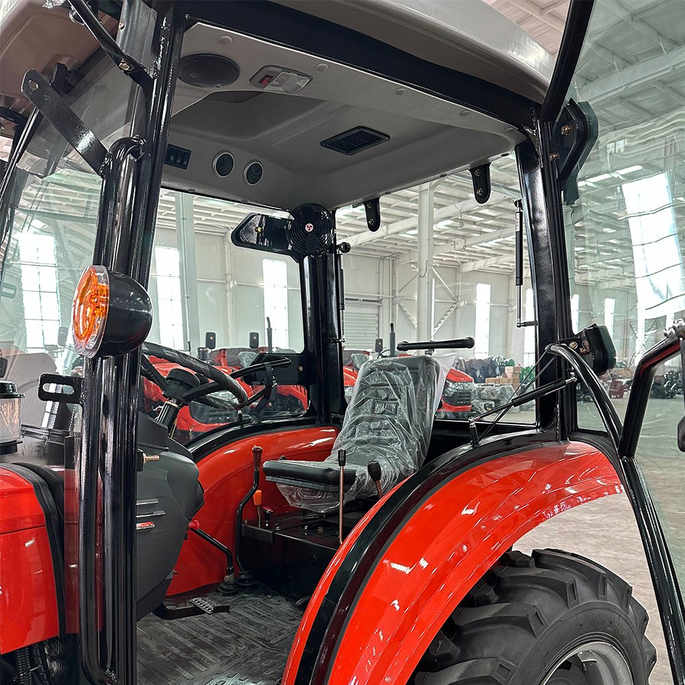 Qilu China Agriculture Equipment Small Tracteur Mini 4wd 50hp Agricultural 4x4 Farm Tractor