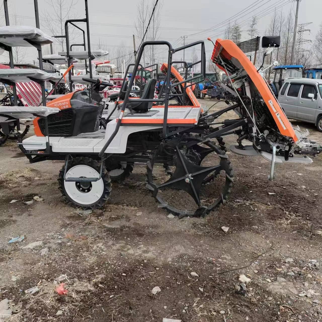 Agricultural Machinery Rice Transplanter Kubota KA6 6 Rows Farm Equipment Small Mini Compact Orchard Japan Tractor Front Loader