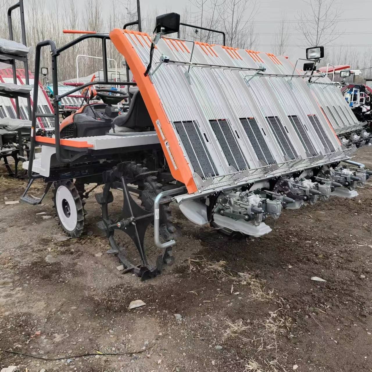 Agricultural Machinery Rice Transplanter Kubota KA6 6 Rows Farm Equipment Small Mini Compact Orchard Japan Tractor Front Loader