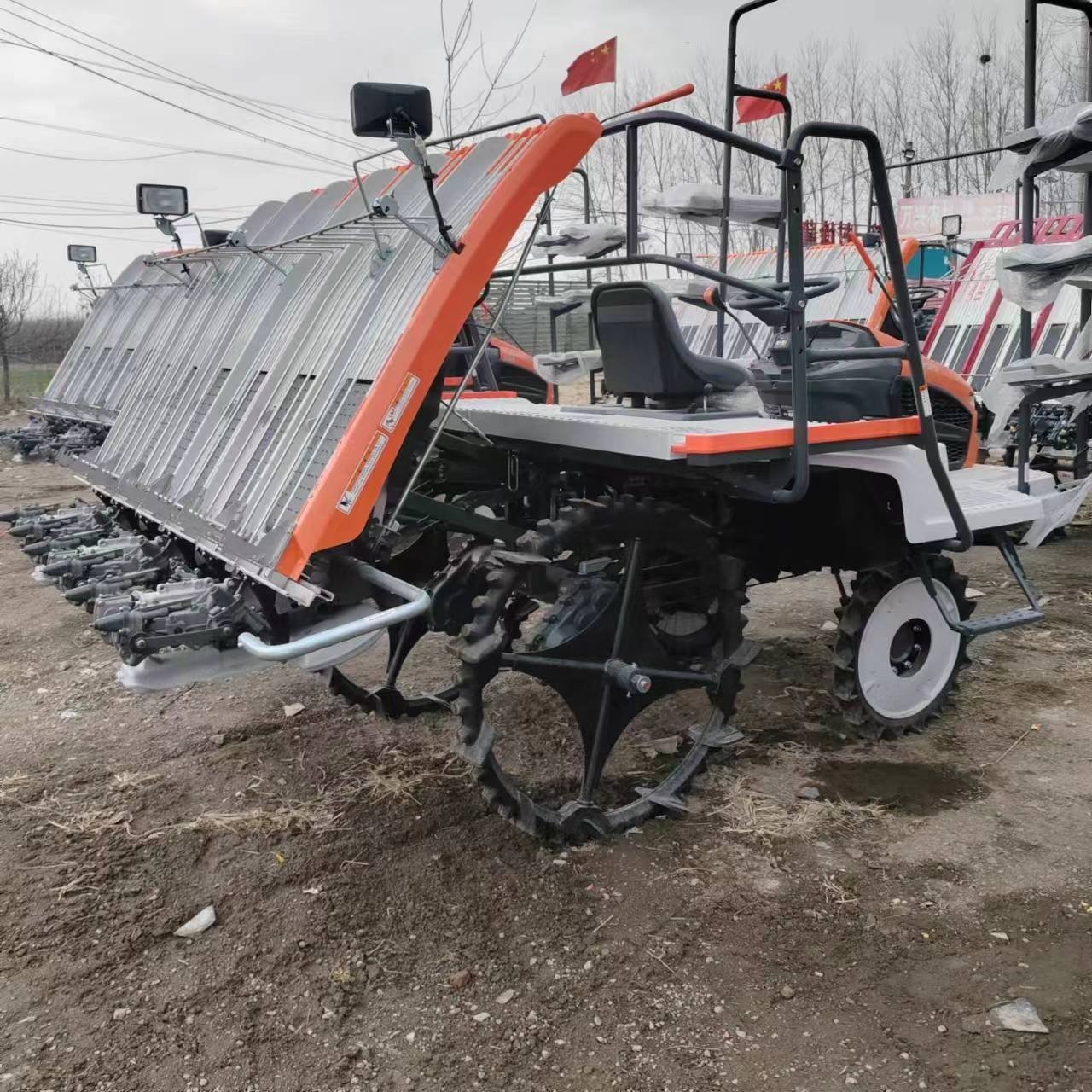 Agricultural Machinery Rice Transplanter Kubota KA6 6 Rows Farm Equipment Small Mini Compact Orchard Japan Tractor Front Loader