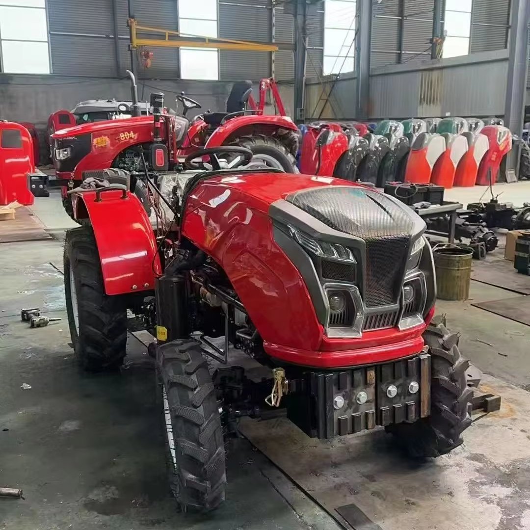 50HP-120HP Heavy Duty 4WD Diesel Tractor with Front Loader for Farming & Landscaping