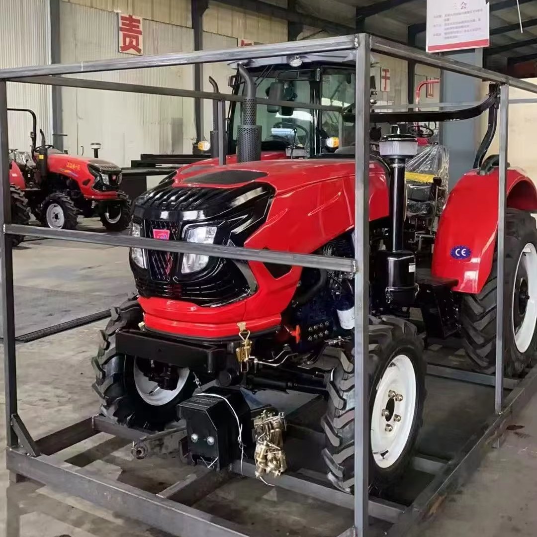 50HP-120HP Heavy Duty 4WD Diesel Tractor with Front Loader for Farming & Landscaping