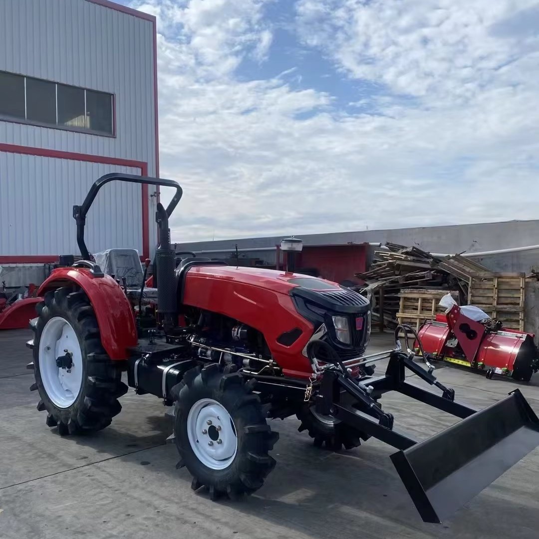 50HP-120HP Heavy Duty 4WD Diesel Tractor with Front Loader for Farming & Landscaping