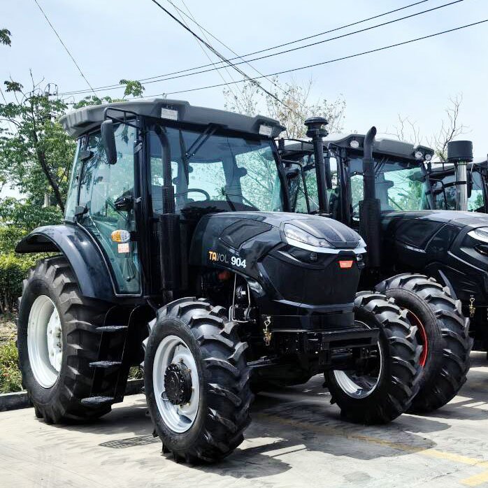 Tavol 100hp 110hp 80hp 90hp 4x4 diesel Engine Tractor Agricultural Attachments Farm Tractors for Farming