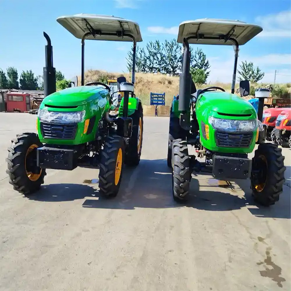New Agriculture Machine Tractor De Agricultura Tractor Truck 80hp 90hp Wheel Farm Tractors for Sale