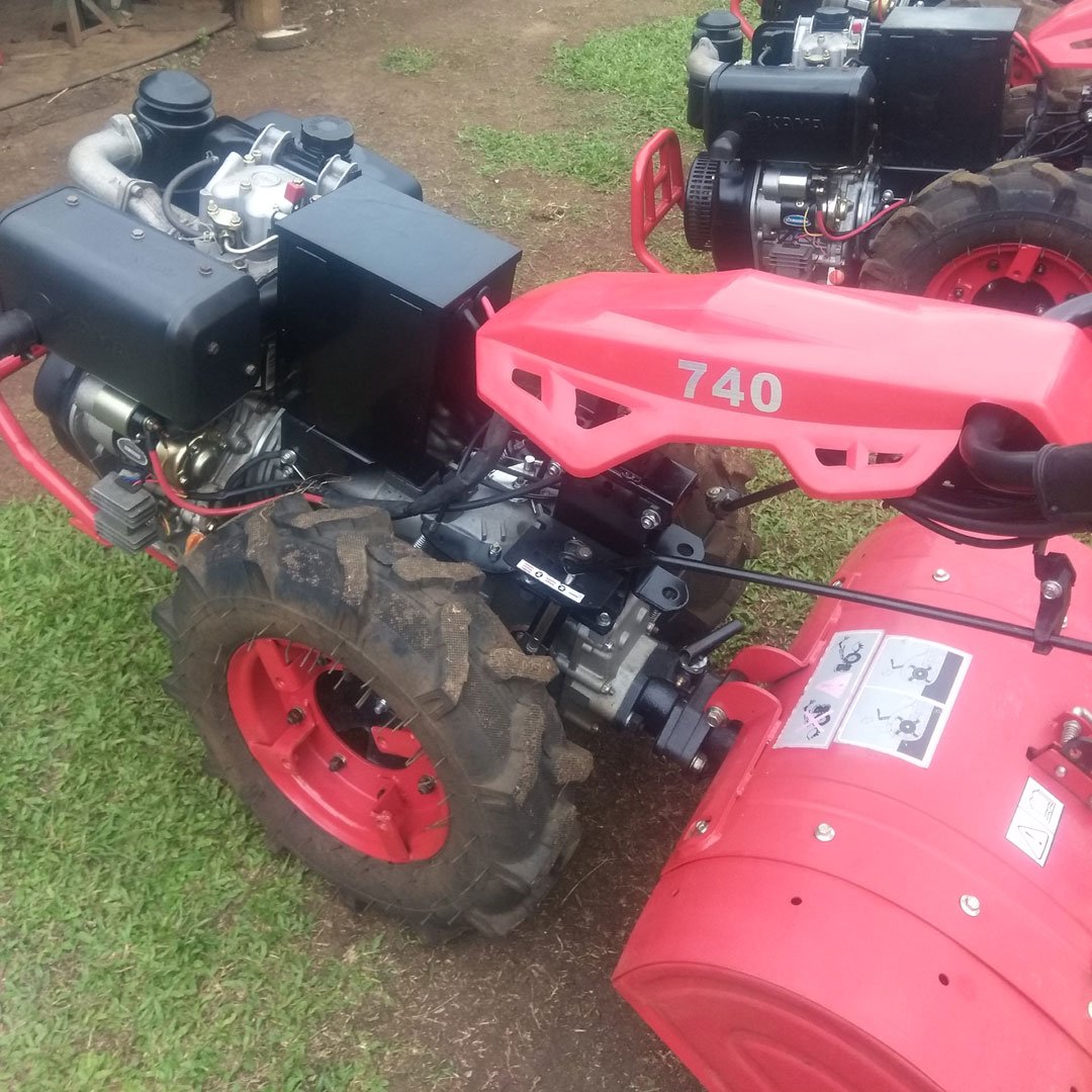 BCS Two-wheel Tractors with Rotary Tiller Attachment for Agriculture and Gardening