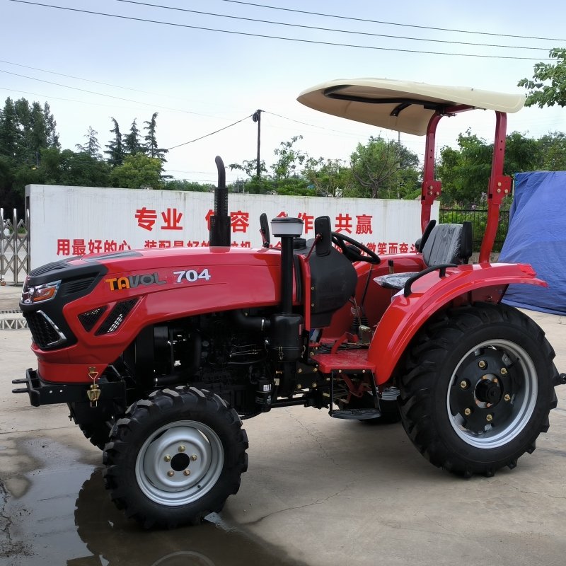 504 Tractor Form China 50HP 45HP 55HP 60HP 4X4 4WD CE Approved Farm Double Strong Gearbox Diesel Mini Tractor