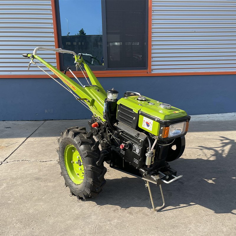 Agriculture 12hp 15hp 18hp Multifunctional Mini Farming Tractor Two Wheels Hand Rotary Hoe Walking Tractor Farming Tractors