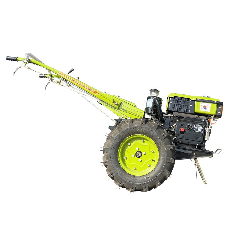 Agriculture 12hp 15hp 18hp Multifunctional Mini Farming Tractor Two Wheels Hand Rotary Hoe Walking Tractor Farming Tractors