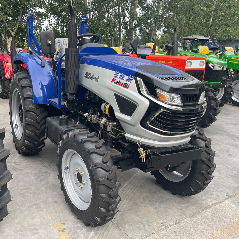 High Quality 4x4 Diesel Agriculture Wheel Tractor for Home Farm Use New Condition 4WD Wheels Engine Motor Pump Gear Components