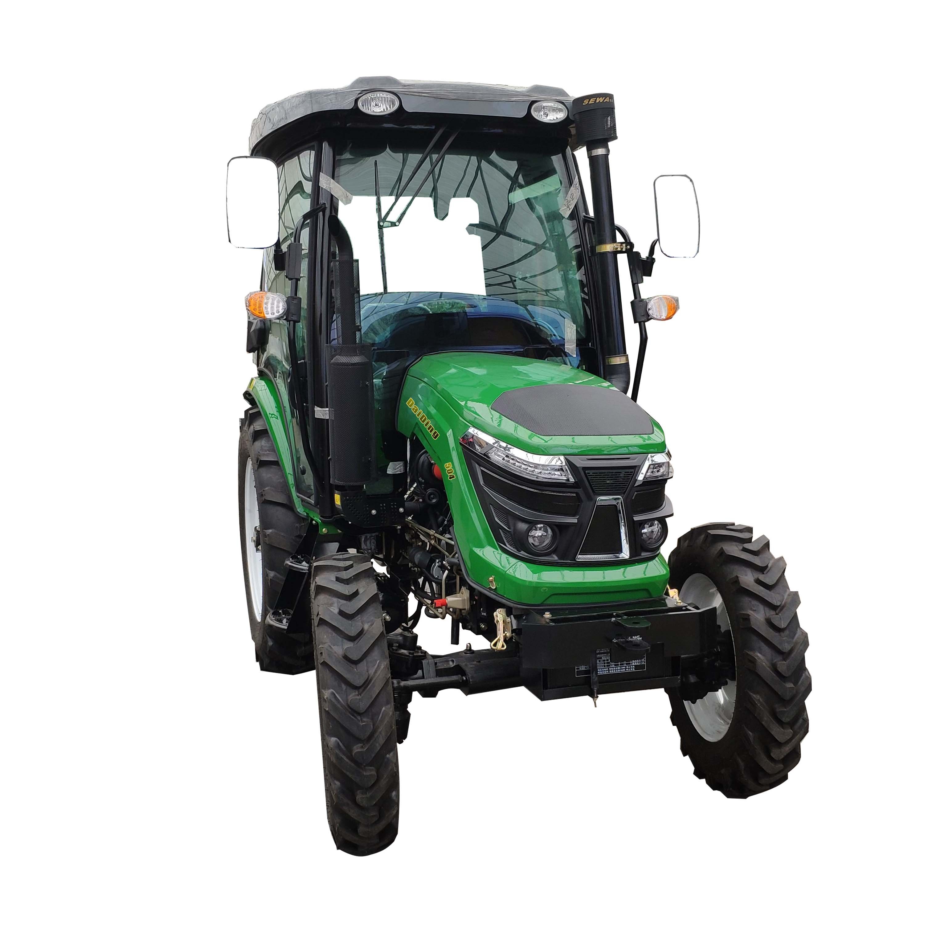 Chinese 2024 Hot Sale Tractor Agriculture Machinery Equipment 50hp Tractor Mini with Rotary Tiller