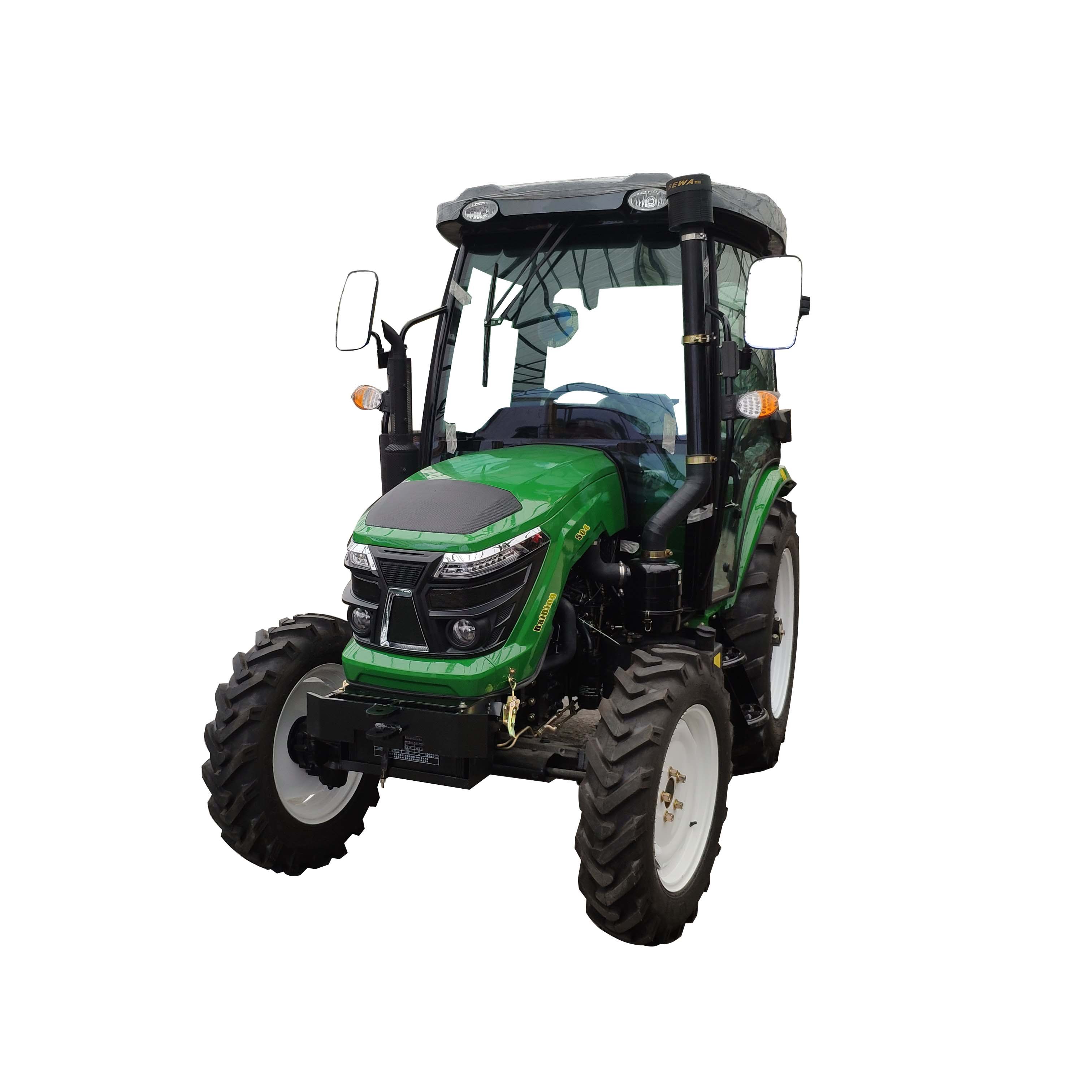 Chinese 2024 Hot Sale Tractor Agriculture Machinery Equipment 50hp Tractor Mini with Rotary Tiller