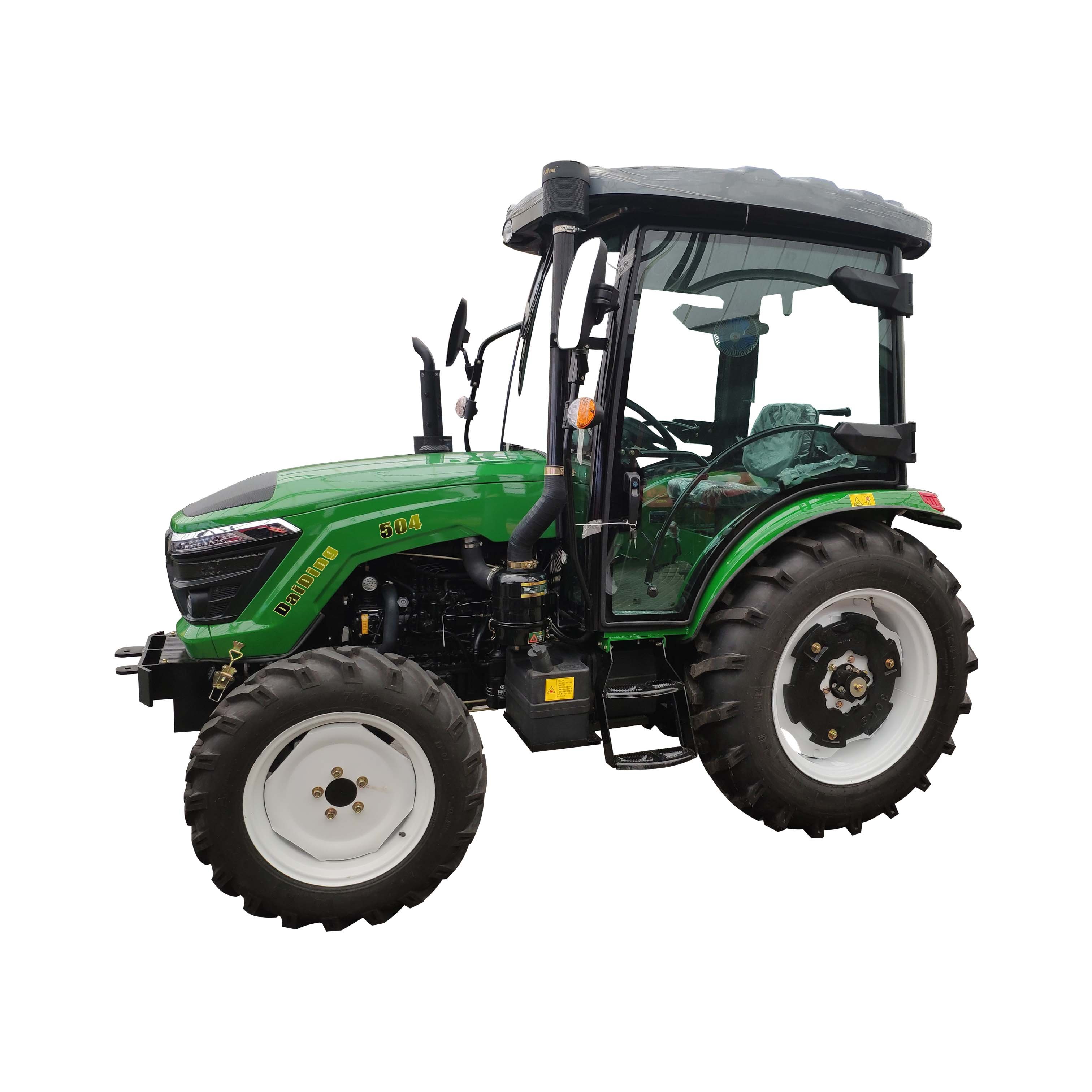 Chinese 2024 Hot Sale Tractor Agriculture Machinery Equipment 50hp Tractor Mini with Rotary Tiller