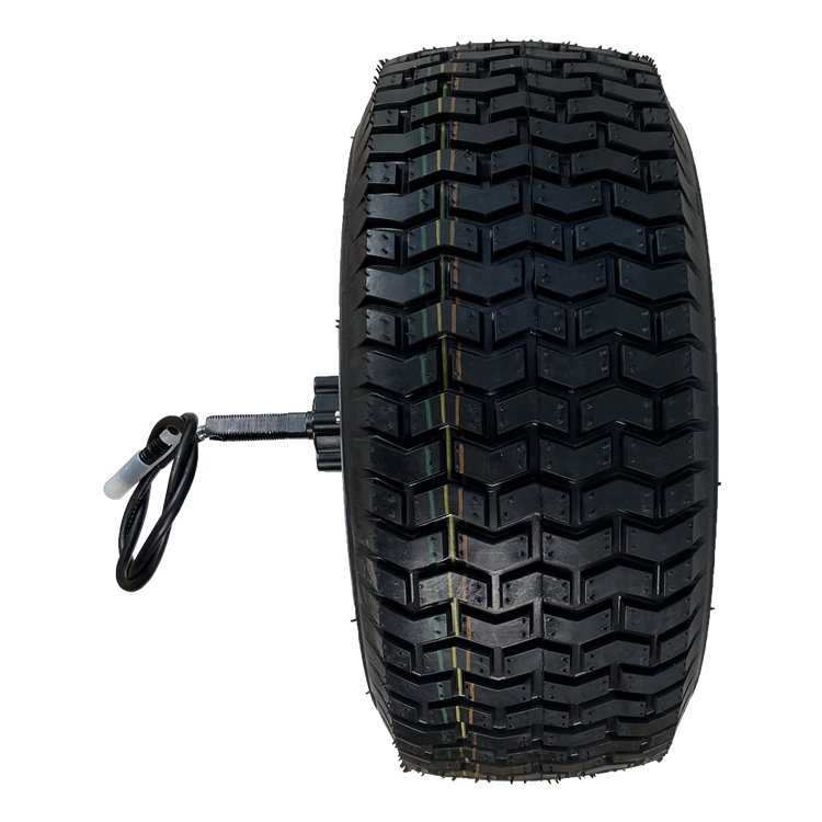 M 16inch Fat Tire 100N.m Low Speed Geared Motor for Electric Wheelbarrows Mobility Lawn Mower Agriculture Tractors