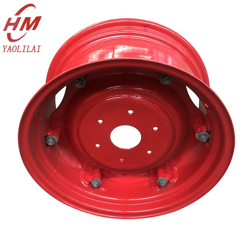 W12x24used Rims for Agricultural Guange Steel Tractors Implement Trailer Wheels Rims Manufacturers Chinafor 14.9-24