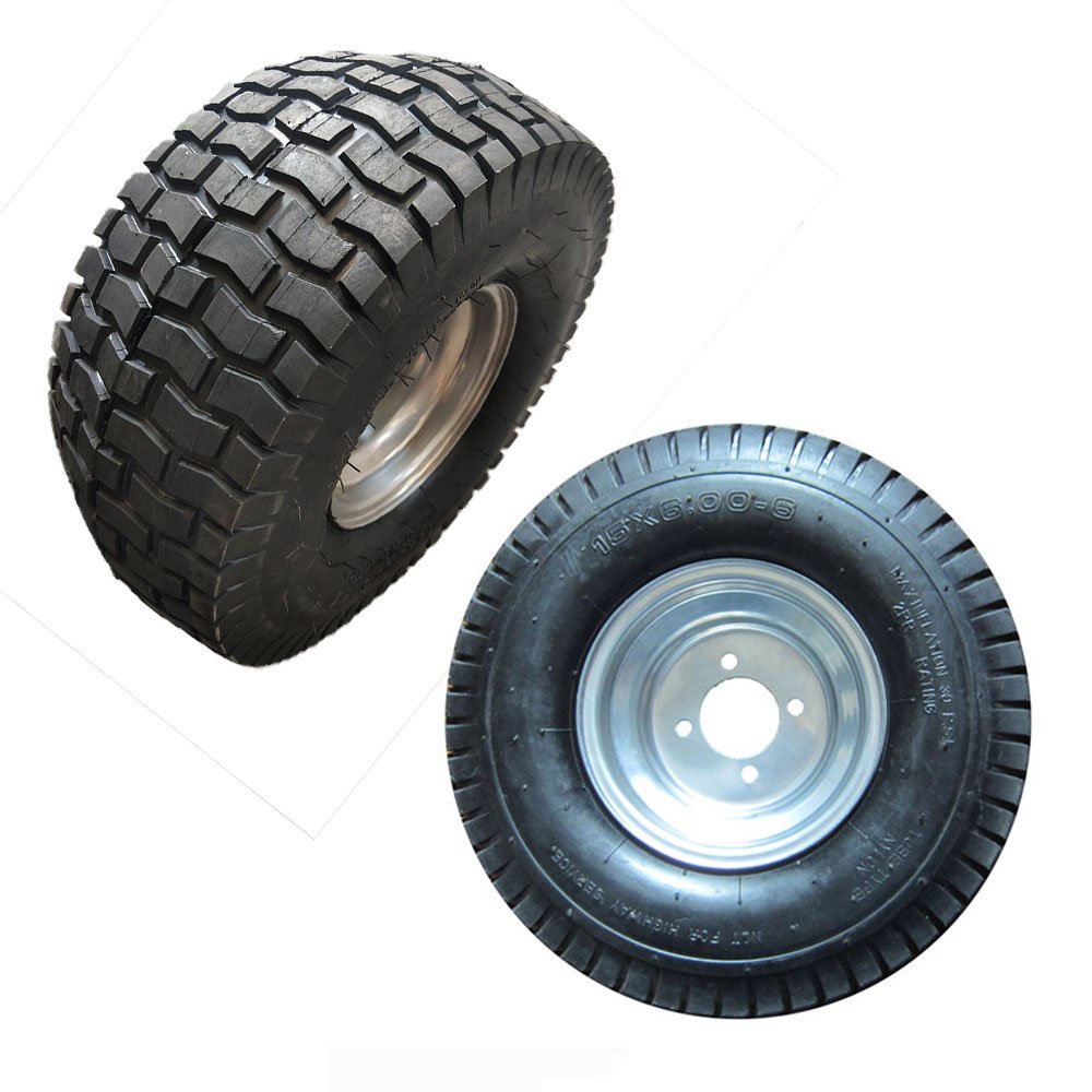 15 Inch Pneumatic Inflatable Rubber Tires 15x6.00-6 Agricultural Tractor Wheel