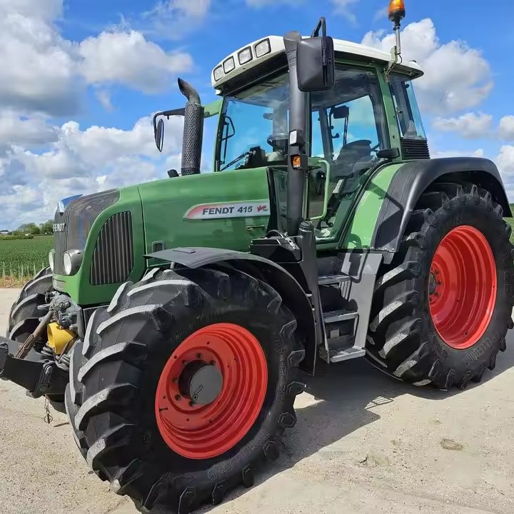 Powerful Fendt 415 Vario Agricultural Tractor and Efficient Brand Fendt Tractor