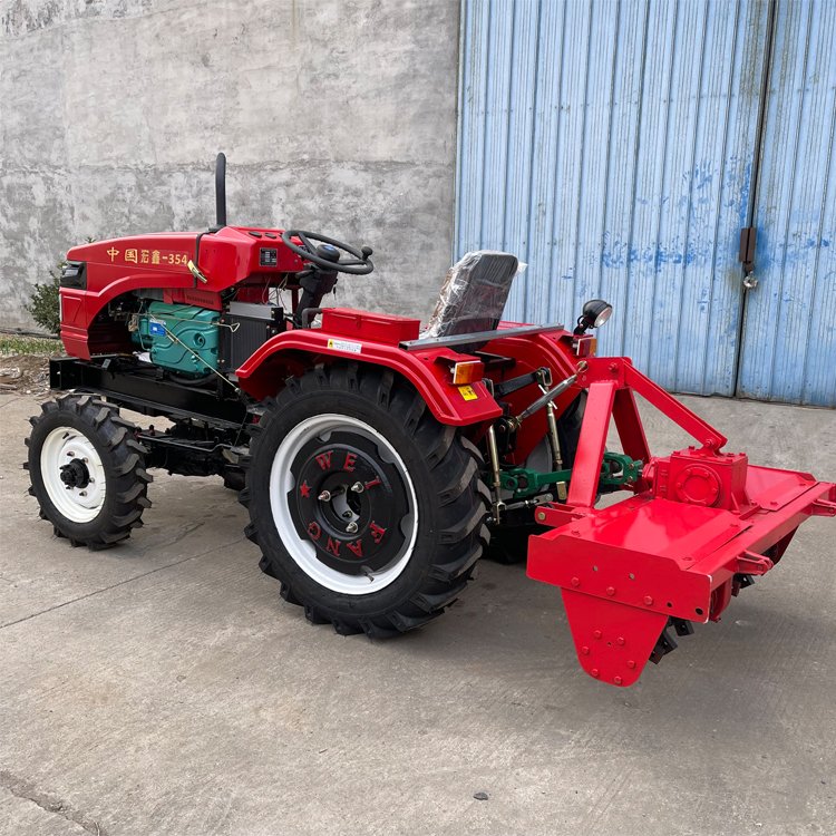 China Agricultural Machine Equipment 4 Cylinder Engine Compact Tractor 35HP 4WD Tractors
