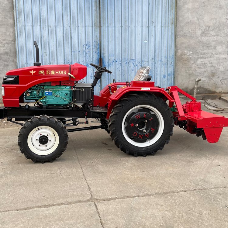 China Agricultural Machine Equipment 4 Cylinder Engine Compact Tractor 35HP 4WD Tractors