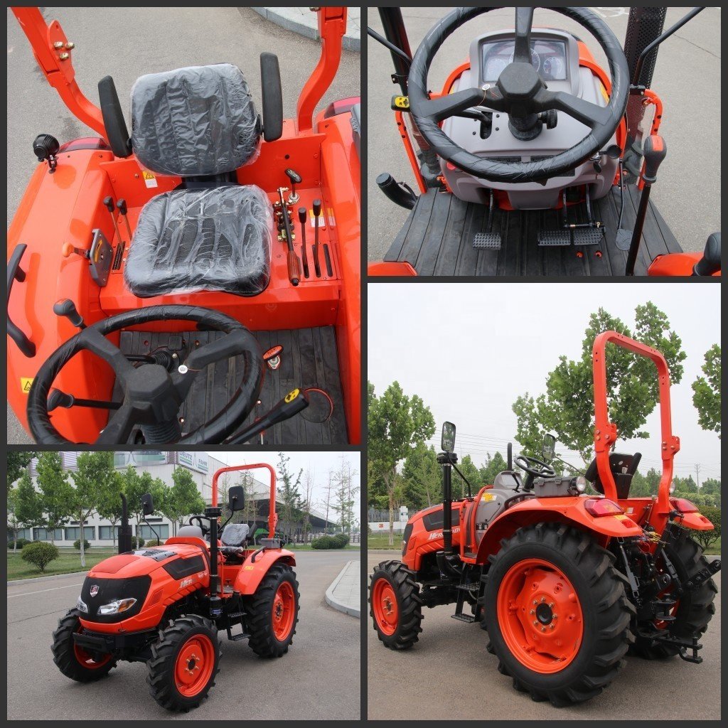 Agricultural Special Equipment 4WD 80HP Mini Tractor for Cultivators Used for Garden Farm Tractors for Sale