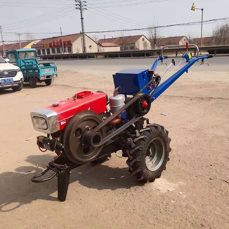 Multipurpose Farming Mini Walk Behind Tractor Price diesel Engine Small 15 hp 18hp 20hp Two Wheels Hand Walking Tractor for Sale