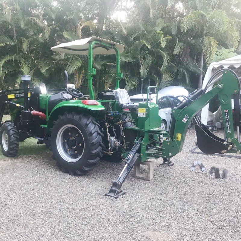 Agricultural Use 60hp 70hp 4wd Farm/garden Tractors with Front Loader and Excavator