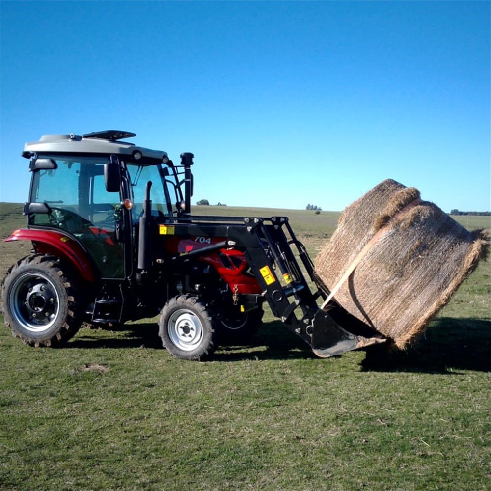 Agricultural Use 60hp 70hp 4wd Farm/garden Tractors with Front Loader and Excavator
