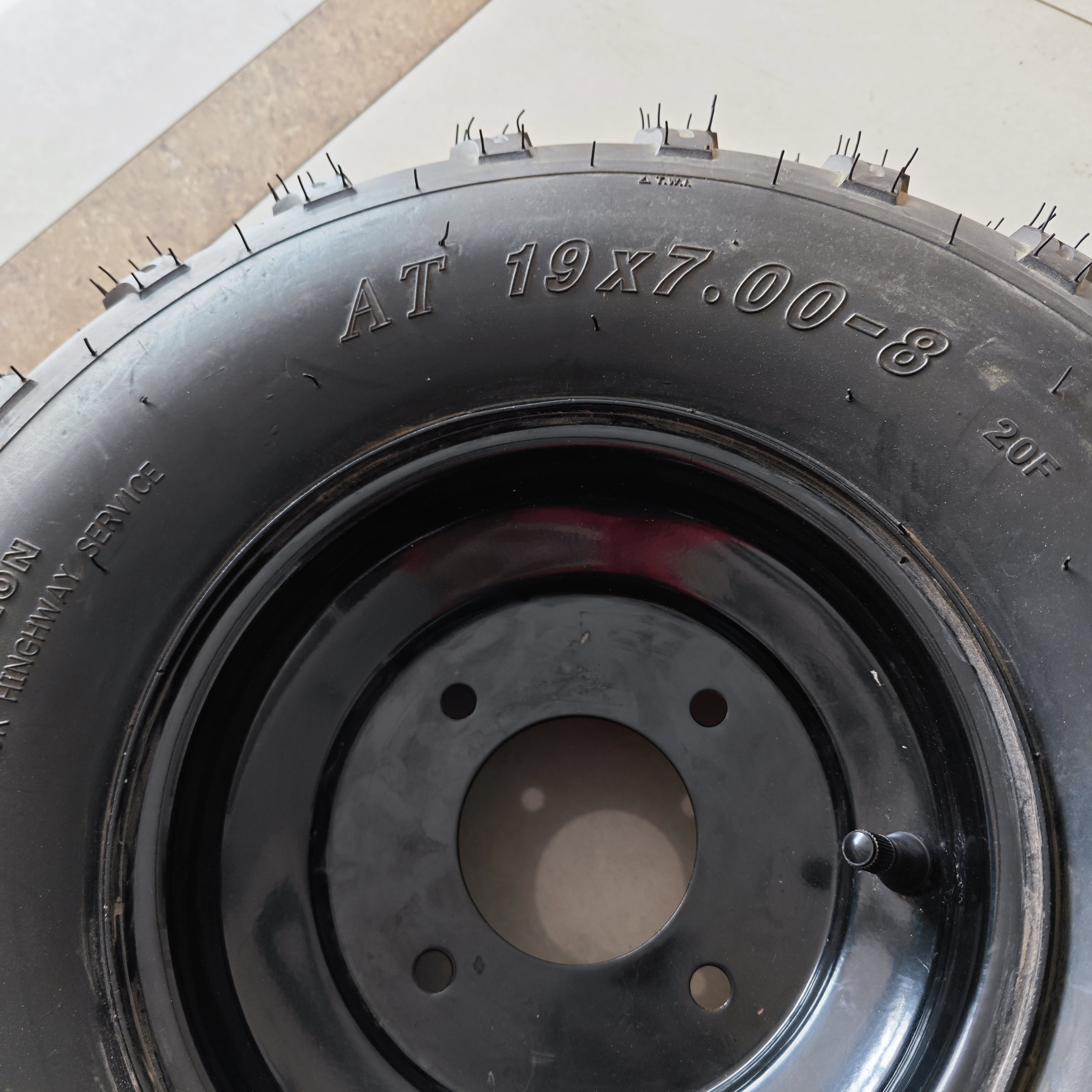 Tiller Wheel&tyre 19*7.00-8 Tractor Tyre&rim
