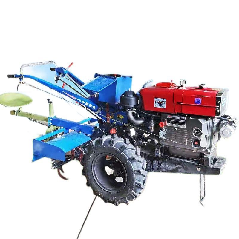 Agricultural Hand New Style Multipurpose Farming Strong Power Hand Push Two Wheel Hand Walking Tractor