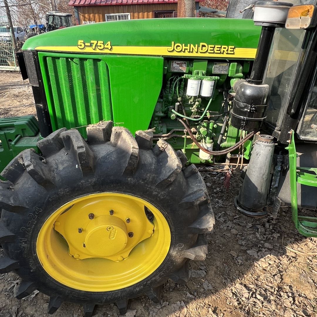 Second Hand China Tractor 4wd 4x4 Farm Agriculture Used Farm John Deer Tractor 5-754