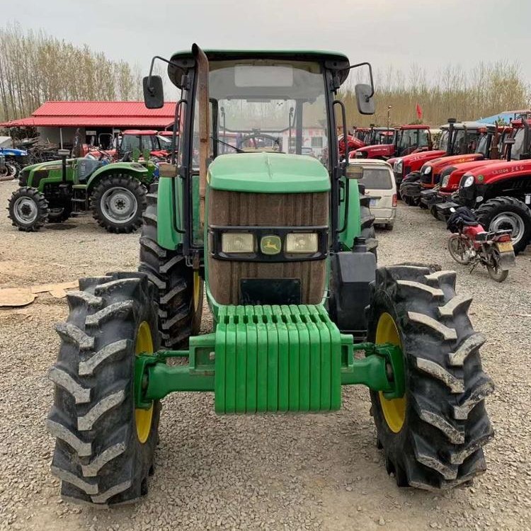 Second Hand 55-100HP Diesel Engine Wheel Agriculture Farm Tractors