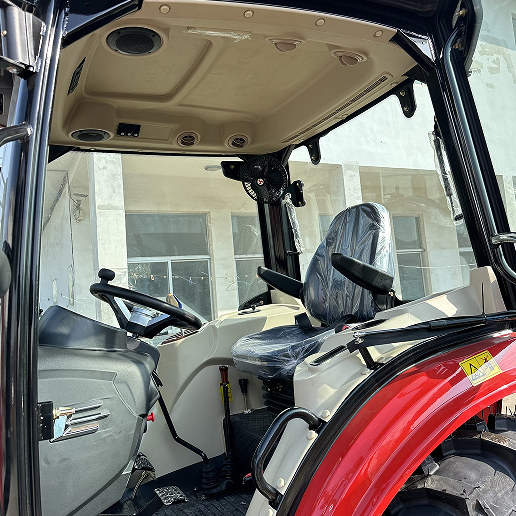 Farming Tractors Small Agricultural Tractor Mini 4x4 Farm Wheel Tractor With Front Loader Bucket Backhoe