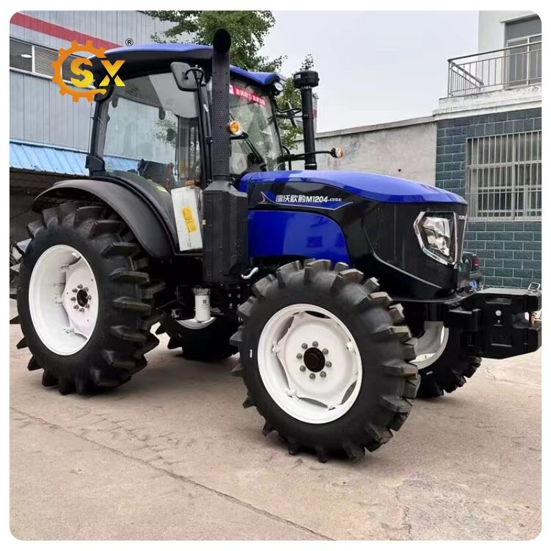 Farming Tractors Small Agricultural Tractor Mini 4x4 Farm Wheel Tractor With Front Loader Bucket Backhoe
