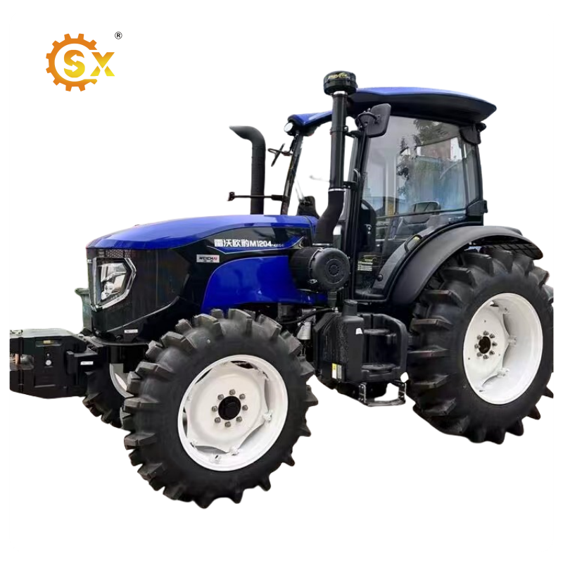 Farming Tractors Small Agricultural Tractor Mini 4x4 Farm Wheel Tractor With Front Loader Bucket Backhoe