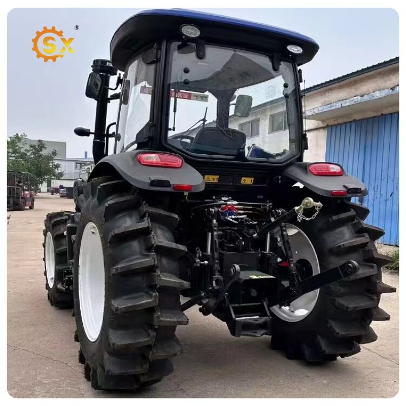 Farming Tractors Small Agricultural Tractor Mini 4x4 Farm Wheel Tractor With Front Loader Bucket Backhoe