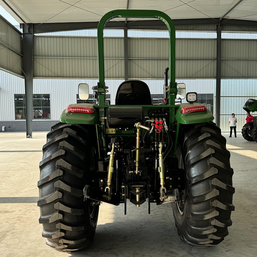 QILU 2024 New Roll bar Farming 4x4 Wheel Tractor 80hp 90hp Farm Tractor Agriculture Mini Tractor Price for Farmer