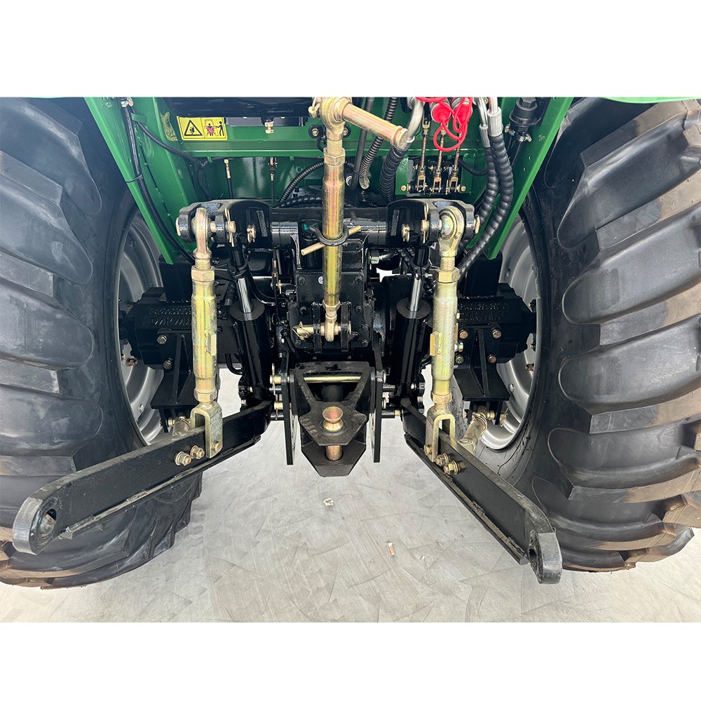 QILU 2024 New Roll bar Farming 4x4 Wheel Tractor 80hp 90hp Farm Tractor Agriculture Mini Tractor Price for Farmer