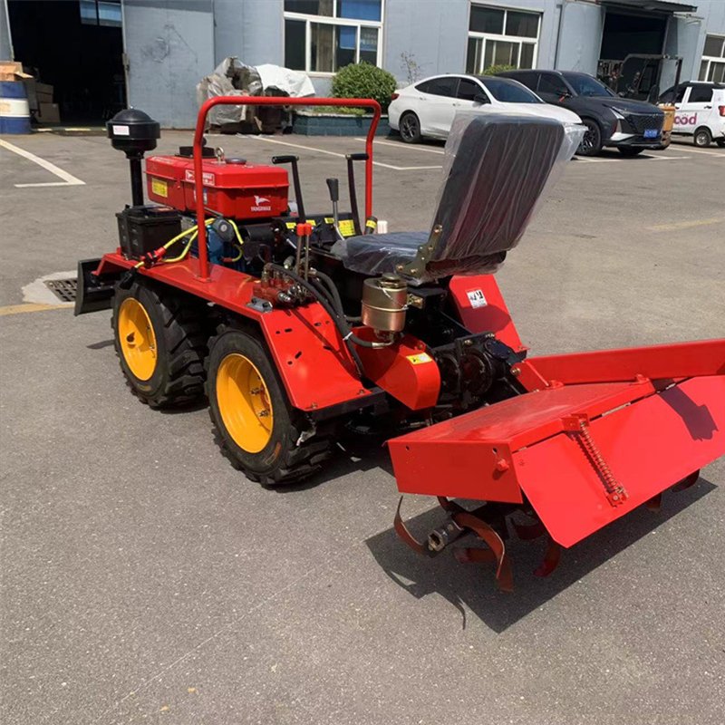 Hot 4x4 Agricultural Tractor with Bucket CE Approved 50HP 80HP Mini Wheeled 4WD Tractor Made in China