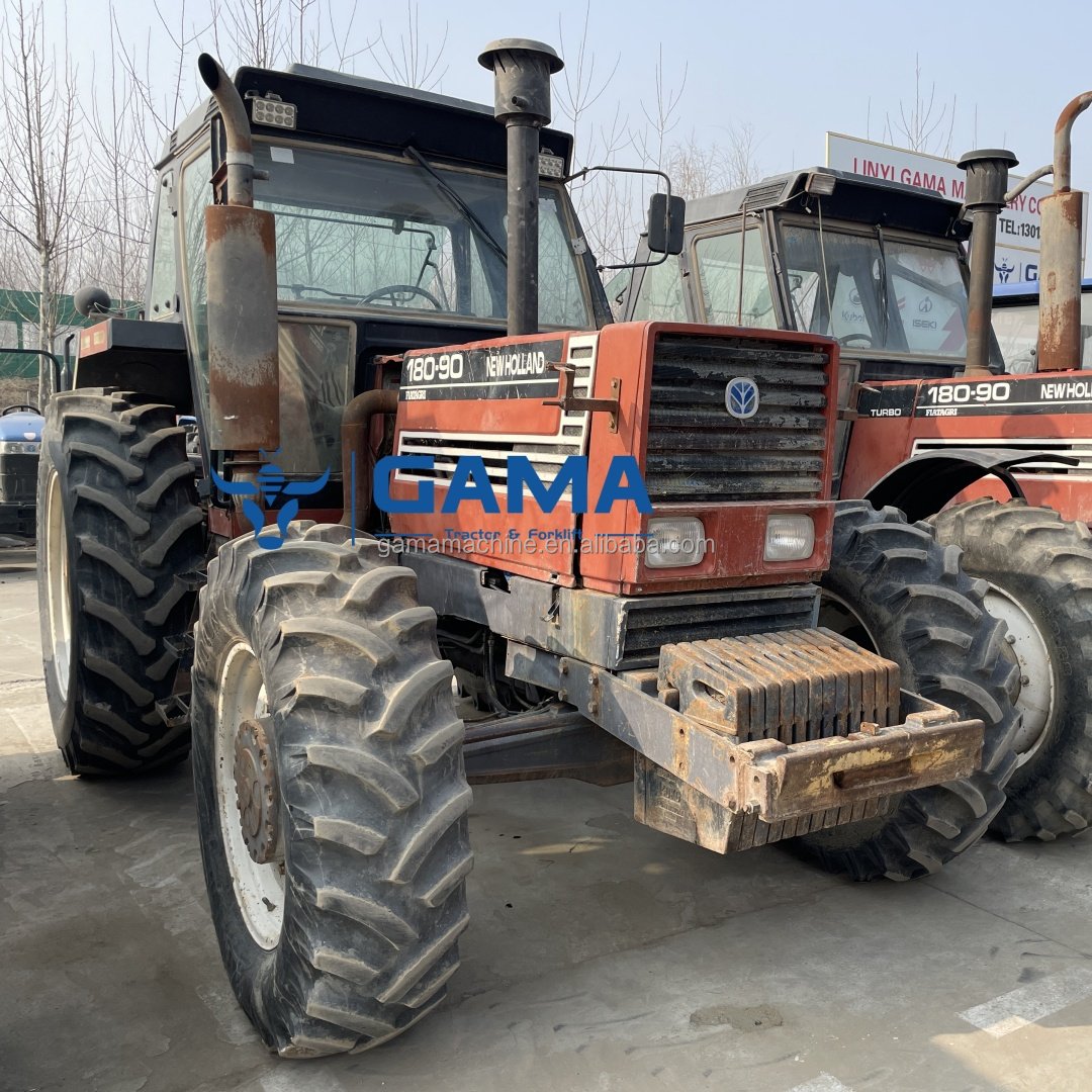 Hot Selling Original FIATAGRI 180 hp 4x4 New Holland Used Agriculture Tractor With Full Implements