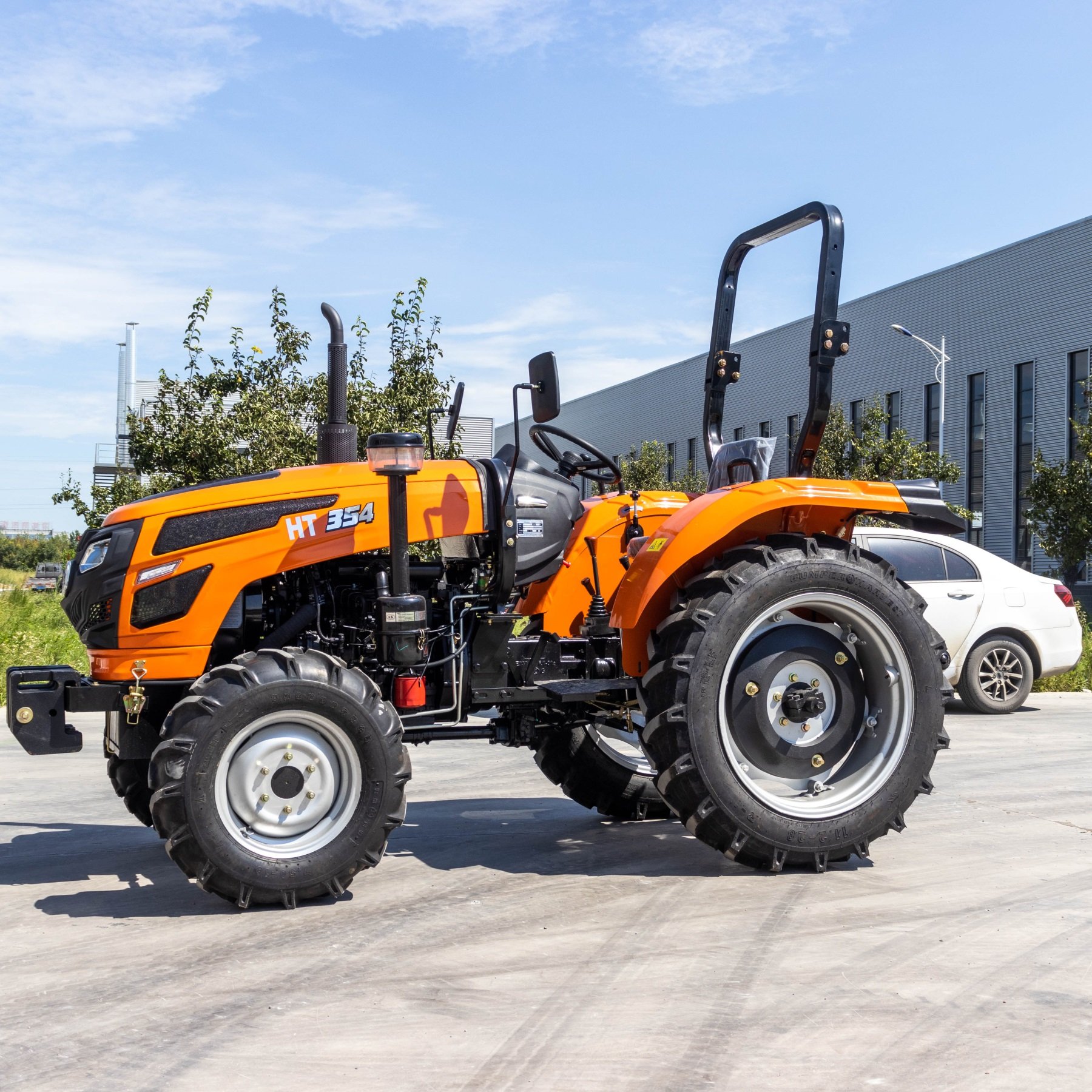 4WD Front Wheel Loader Tractor 35hp Agricultural Mini Tractor With Excavator Backhoe for Sale