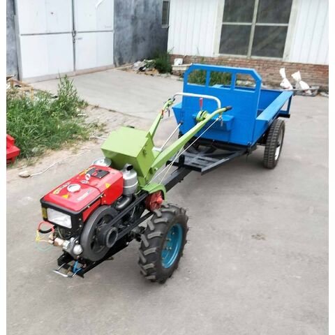 Wholesale 15HP Kubota Engine 2WD Two-Wheel Mini Farm Hand Tractor 4x4 Drive 4WD Walking Tractor Agriculture Used Condition Pump