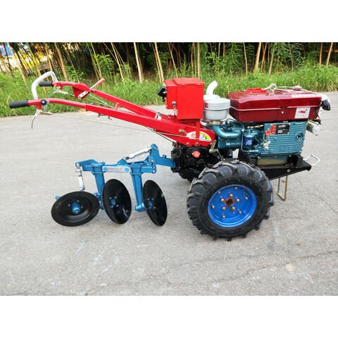 Wholesale 15HP Kubota Engine 2WD Two-Wheel Mini Farm Hand Tractor 4x4 Drive 4WD Walking Tractor Agriculture Used Condition Pump