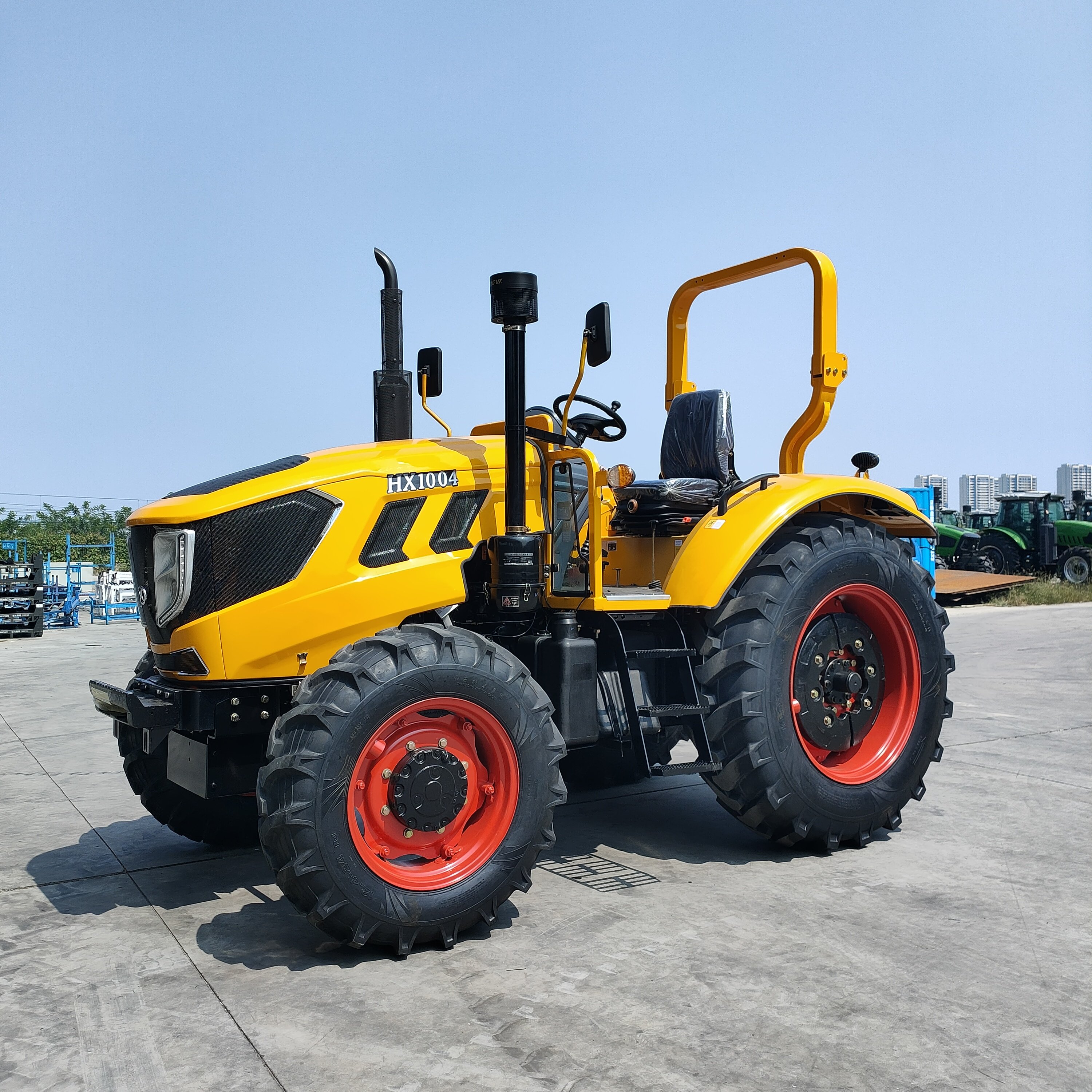 4x4 100hp AC Cabin Tractors for Agriculture Agricola Traktor Huaxia Tractor
