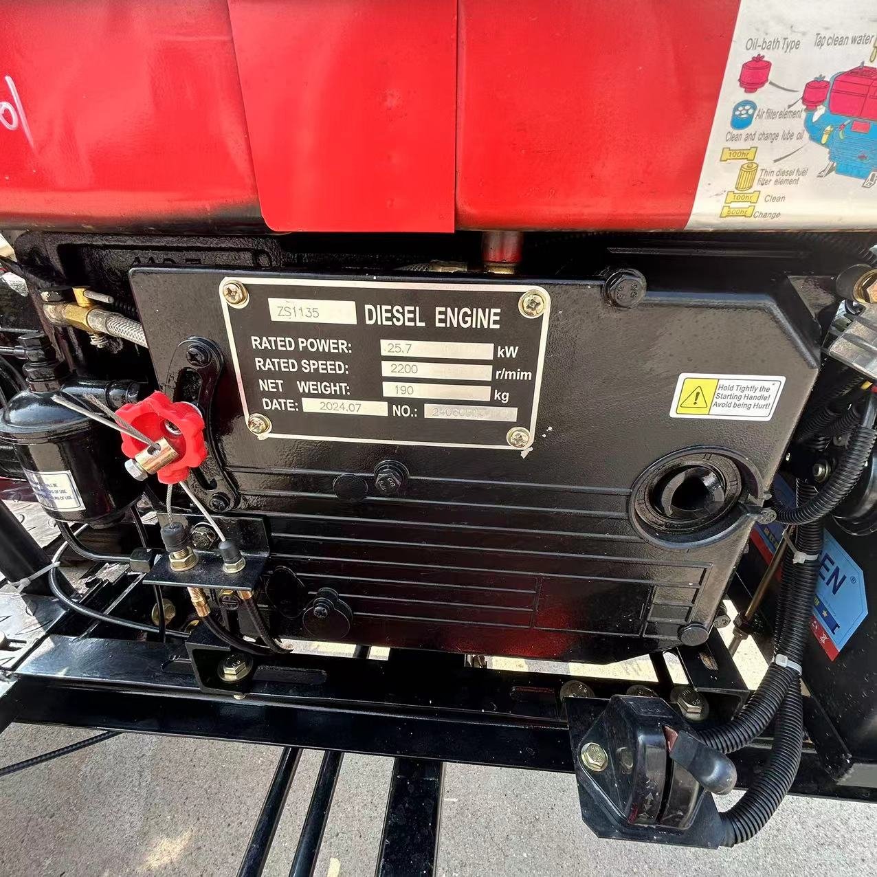 New Wheel Tractor 25hp Farm Works Paddy Field Tractor for Sale