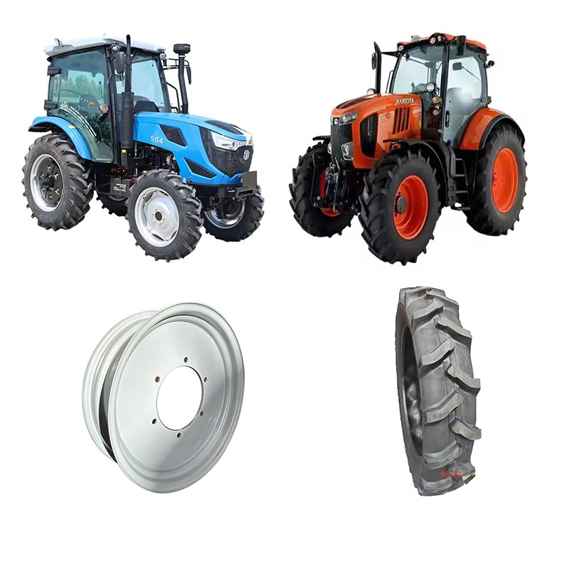Agriculture Tractor Tyre R-1 Pattern 9.5-32 Farm Tires Whit W8x32 Rims