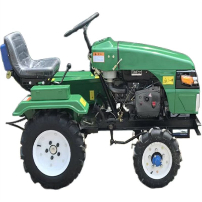 Upgraded Version Tractor Agricultural Plowing Water Drought Dual Use Small Single Cylinder Four Wheel Drive Tractor