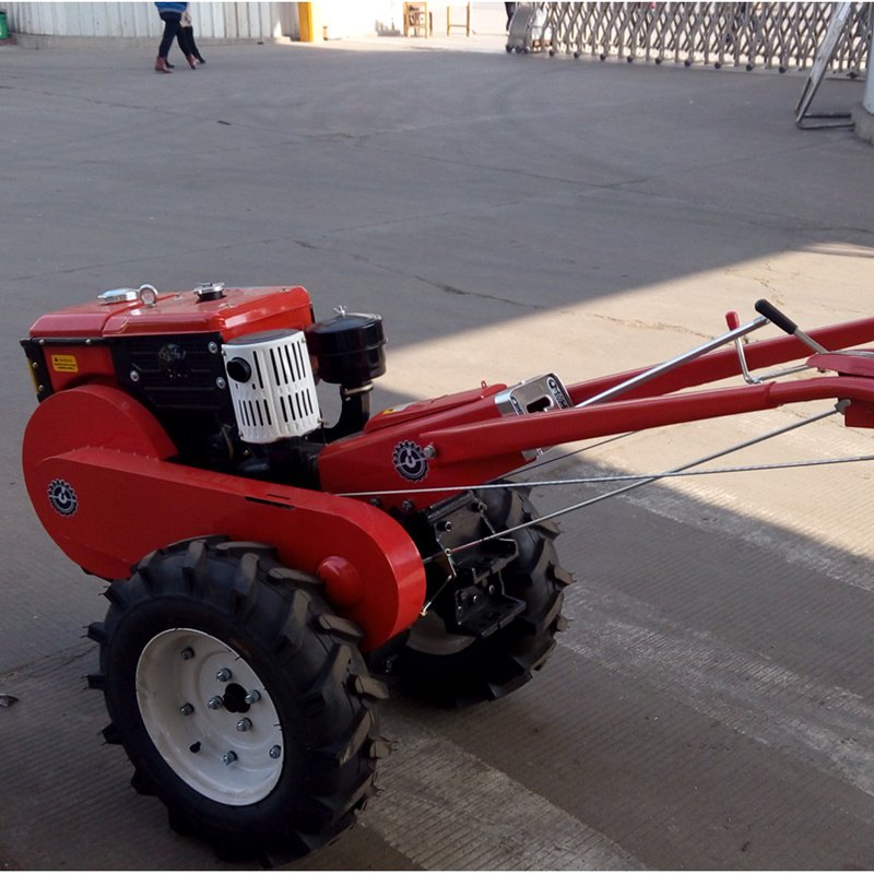 New Hood 12/13hp Mini Power Tiller 101/121 Chassis Two Wheel Tractor with Seat for India