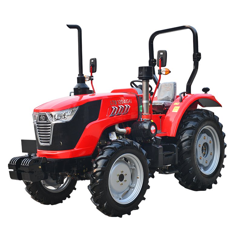 LUTONG LTB1204 New 120HP 4WD Wheel Farm Tractor Mini Agricultural Machine with Vital Core Components Engine Pump Bearing
