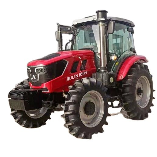High Quality 95HP 100HP 120HP 140HP 4 Wheel Drive Farm Tractor with Front End Loader and Slasher Mower Cutter for Sale
